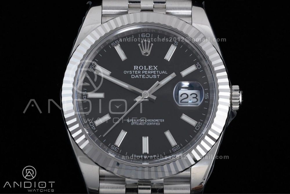 DateJust 41 126334 Clean 1:1 Best Edition 904L Steel Black Dial on Jubilee Bracelet SH3235 (72 Hours Power Reserve) Breathable 627