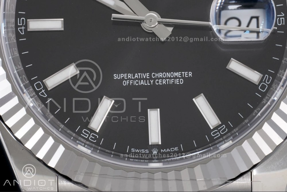 DateJust 41 126334 Clean 1:1 Best Edition 904L Steel Black Dial on Jubilee Bracelet SH3235 (72 Hours Power Reserve) Breathable 627