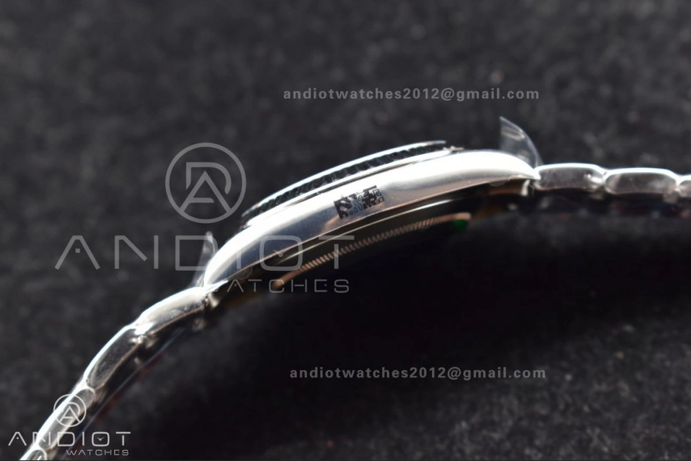 TimelessDesign DateJust 41 126334 Clean 1:1 Best Edition 904L Steel Blue Textured Dial On Oyster Bracelet VR 637