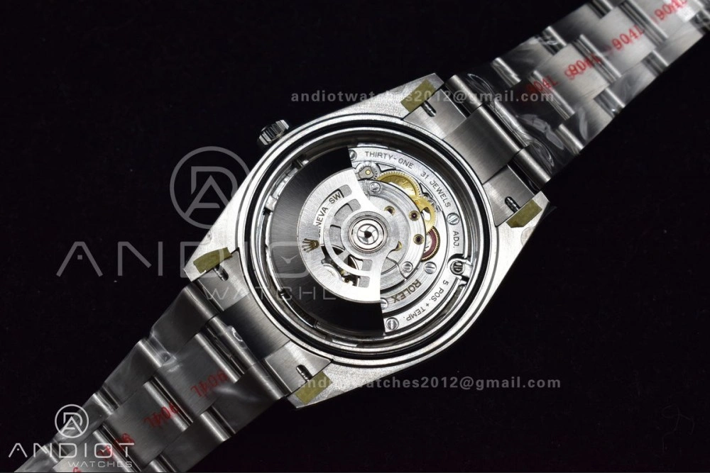 TimelessDesign DateJust 41 126334 Clean 1:1 Best Edition 904L Steel Blue Textured Dial On Oyster Bracelet VR 637