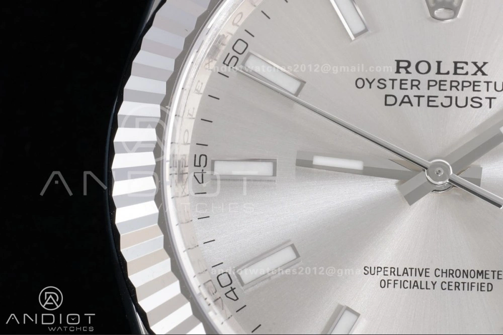 DateJust 41 126334 Clean 1:1 Best Edition 904L Steel Silver Stick Dial on Jubilee Bracelet SH Premium 625