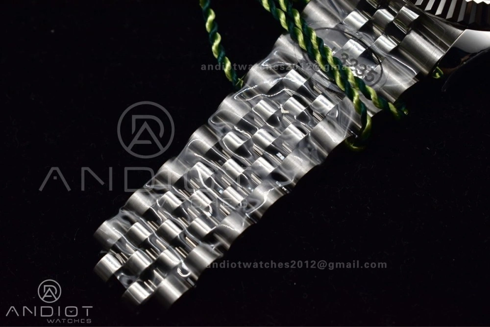 OdorResistant DateJust 41 126334 DIWF 1:1 Best Edition 904L Steel Black Stick Dial on Jubilee Bracelet SA 633