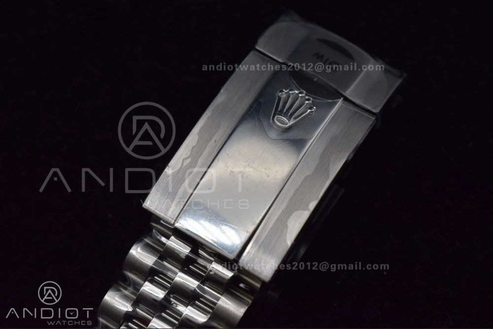 OdorResistant DateJust 41 126334 DIWF 1:1 Best Edition 904L Steel Black Stick Dial on Jubilee Bracelet SA 633