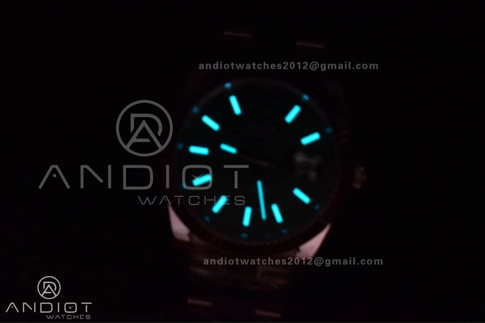 TravelReady DateJust 41 126334 DIWF 1:1 Best Edition 904L Steel Green Sundust Dial on Oyster Bracelet SA 648