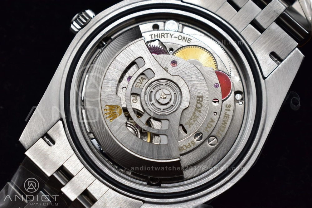 TechFriendly DateJust 41 126334 DIWF 1:1 Best Edition 904L Steel Grey Dial Arabic Marker on Jubilee Bracelet SA 632