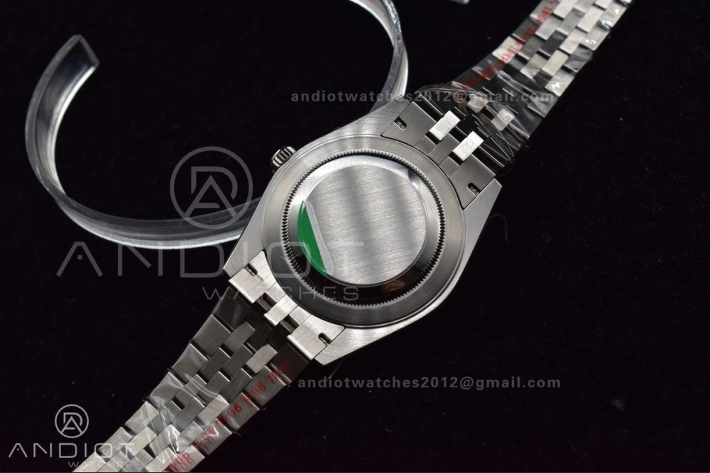 TechFriendly DateJust 41 126334 DIWF 1:1 Best Edition 904L Steel Grey Dial Arabic Marker on Jubilee Bracelet SA 632
