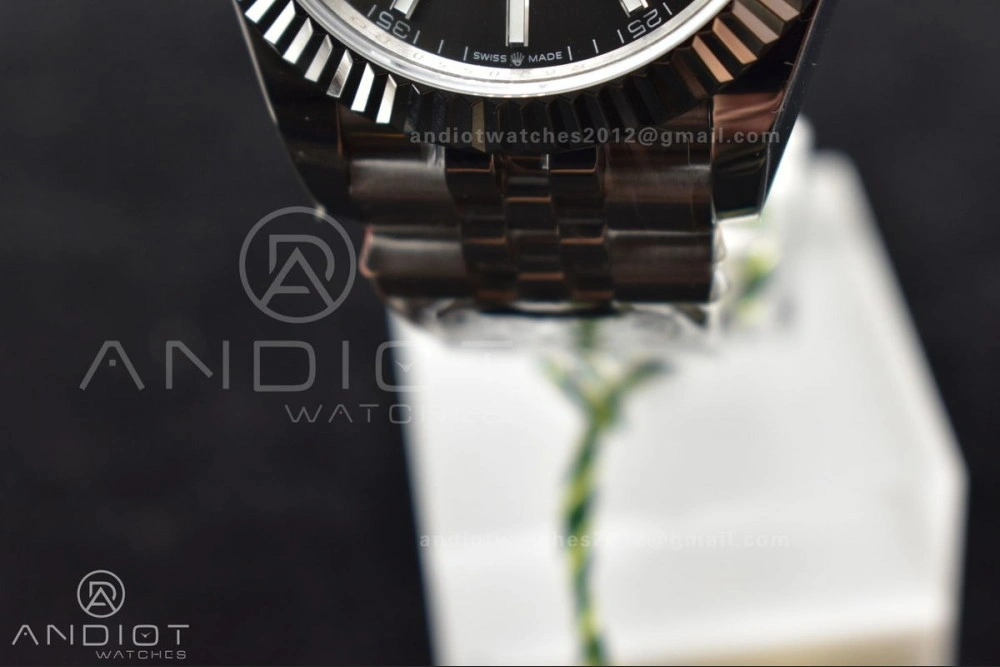 DateJust 41 126334 DIWF 1:1 Best Edition 904L Steel Grey Stick Dial on Jubilee Bracelet SA Casual 639