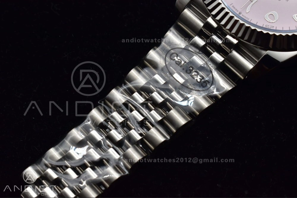 DateJust 41 126334 DIWF 1:1 Best Edition 904L Steel Pink Dial Arabic Marker on Jubilee Bracelet SA OnTrend 647