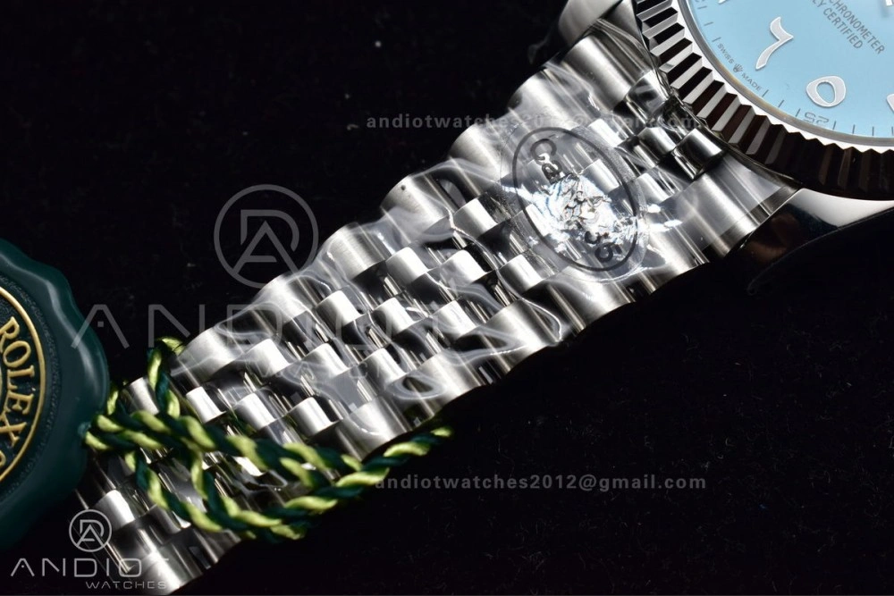 DateJust 41 126334 DIWF 1:1 Best Edition 904L Steel Tiffany Blue Dial Arabic Marker on Jubilee Bracelet SA Casual 636