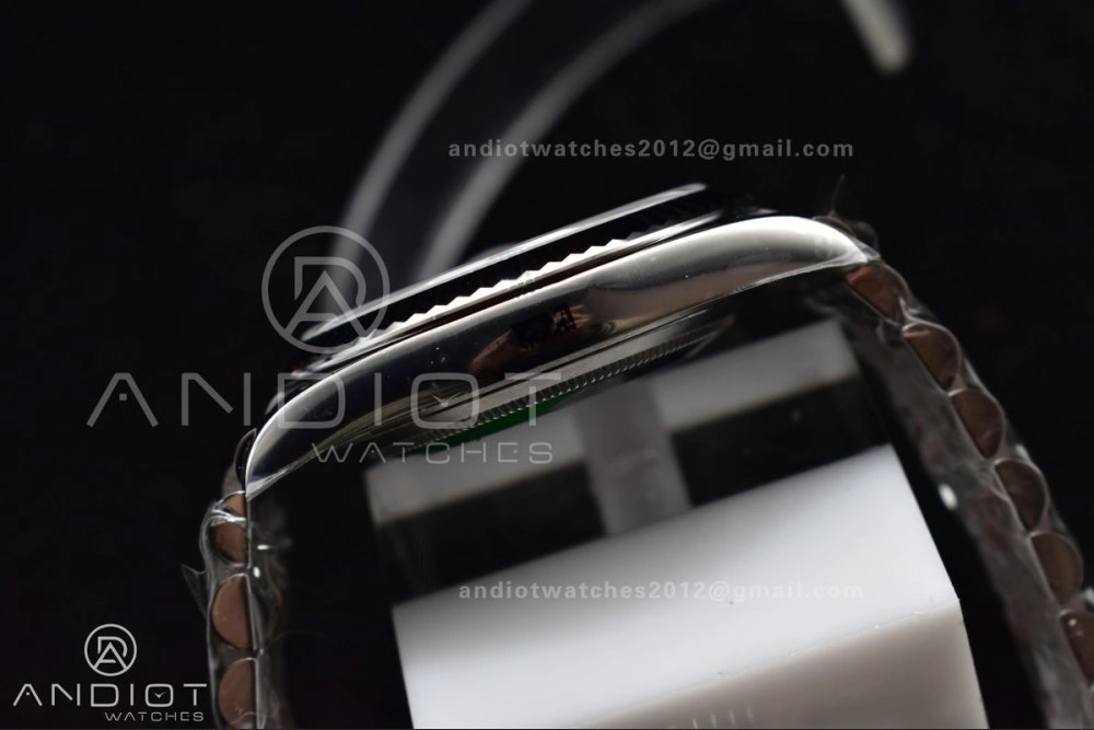 Practical DateJust 41 SS 126334 Clean 1:1 Best Edition 904L Steel Black Diamonds Dial on Jubilee Bracelet VR 407