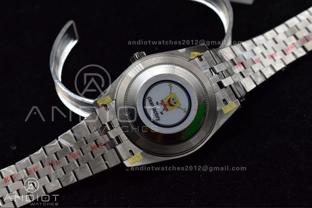 Practical DateJust 41 SS 126334 Clean 1:1 Best Edition 904L Steel Black Diamonds Dial on Jubilee Bracelet VR 407