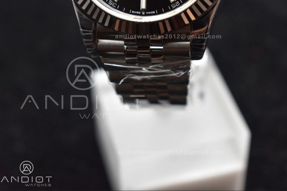 Youthful DateJust 41 SS 126334 VSF 1:1 Best Edition 904L Steel Black Stick Dial on Jubilee Bracelet VS 392