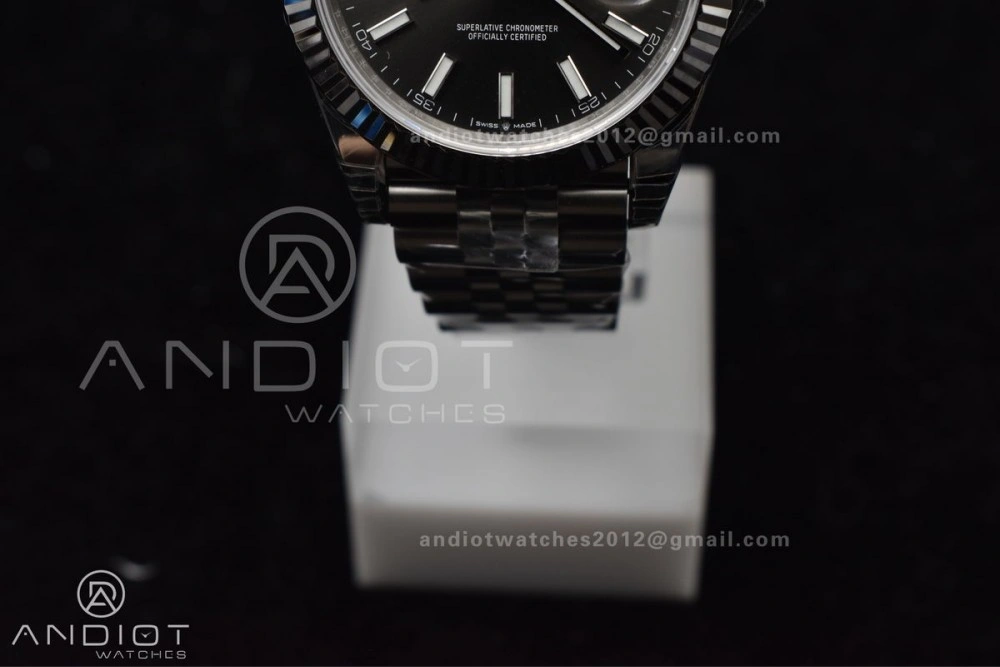 Colorful DateJust 41 SS 126334 VSF 1:1 Best Edition 904L Steel Grey Stick Dial On Jubilee Bracelet VS 644