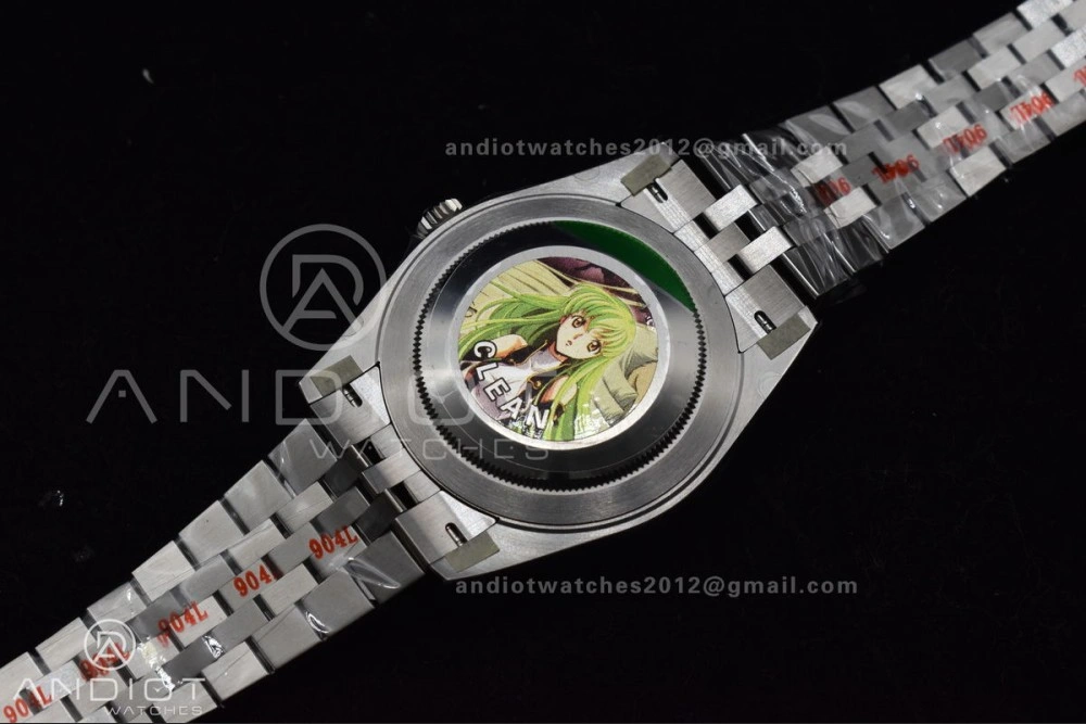 Practical Datejust 41 SS 904L Steel Clean 1:1 Best Edition Blue Roman Dial on Jubilee Bracelet VR 650