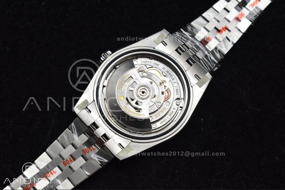 Practical Datejust 41 SS 904L Steel Clean 1:1 Best Edition Blue Roman Dial on Jubilee Bracelet VR 650
