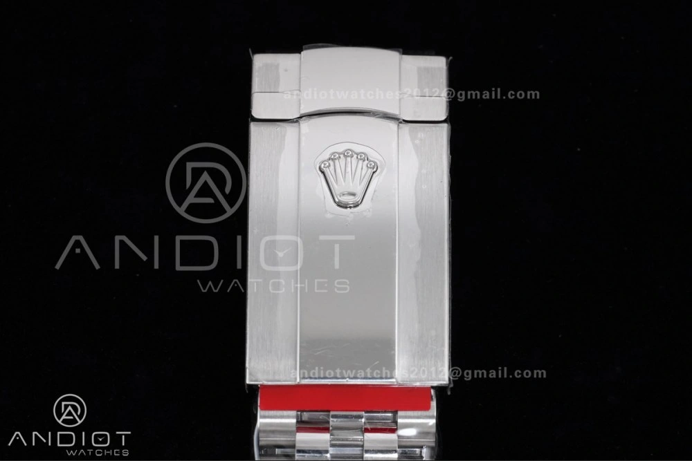 Datejust 41 SS 904L Steel Clean 1:1 Best Edition Gray Dial Green Roman on SS Bracelet SH Durable 657