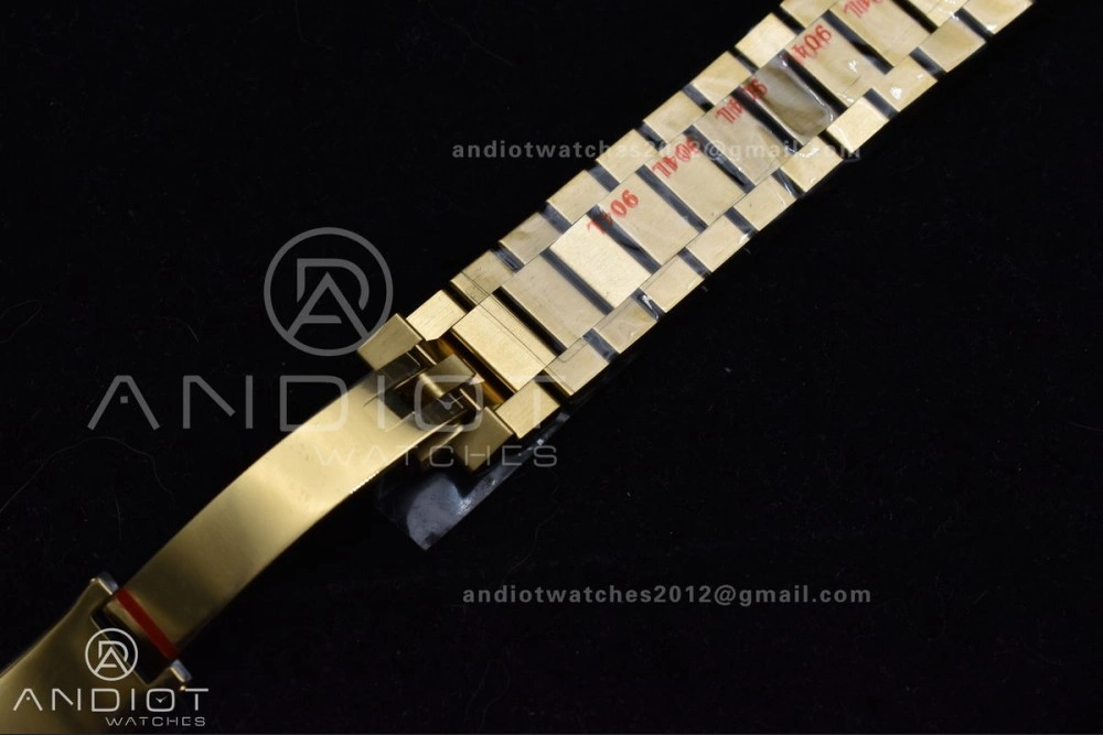 Sporty Day Date 36 YG RAF 1:1 Best Edition Red Carnelian Dial on YG Bracelet A 653
