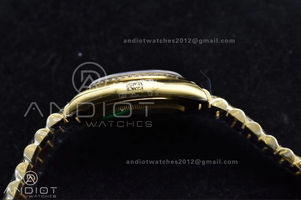 Sporty Day Date 36 YG RAF 1:1 Best Edition Red Carnelian Dial on YG Bracelet A 653