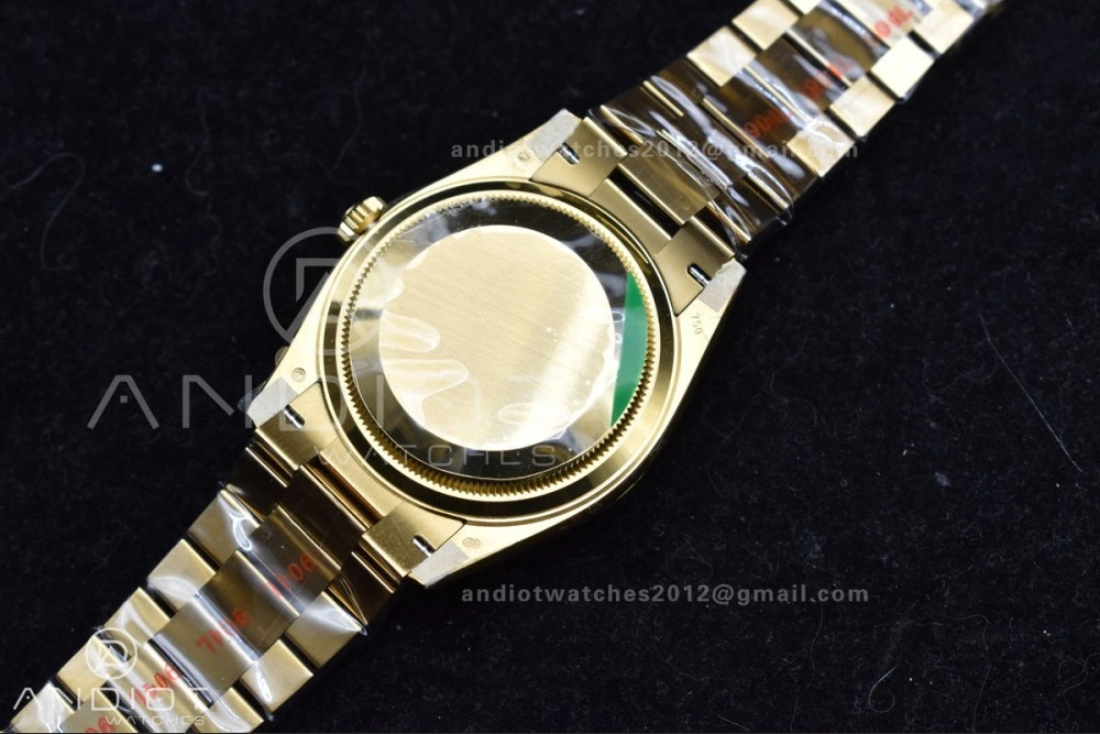 Sporty Day Date 36 YG RAF 1:1 Best Edition Red Carnelian Dial on YG Bracelet A 653
