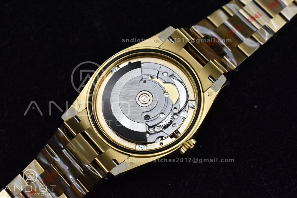 Sporty Day Date 36 YG RAF 1:1 Best Edition Red Carnelian Dial on YG Bracelet A 653
