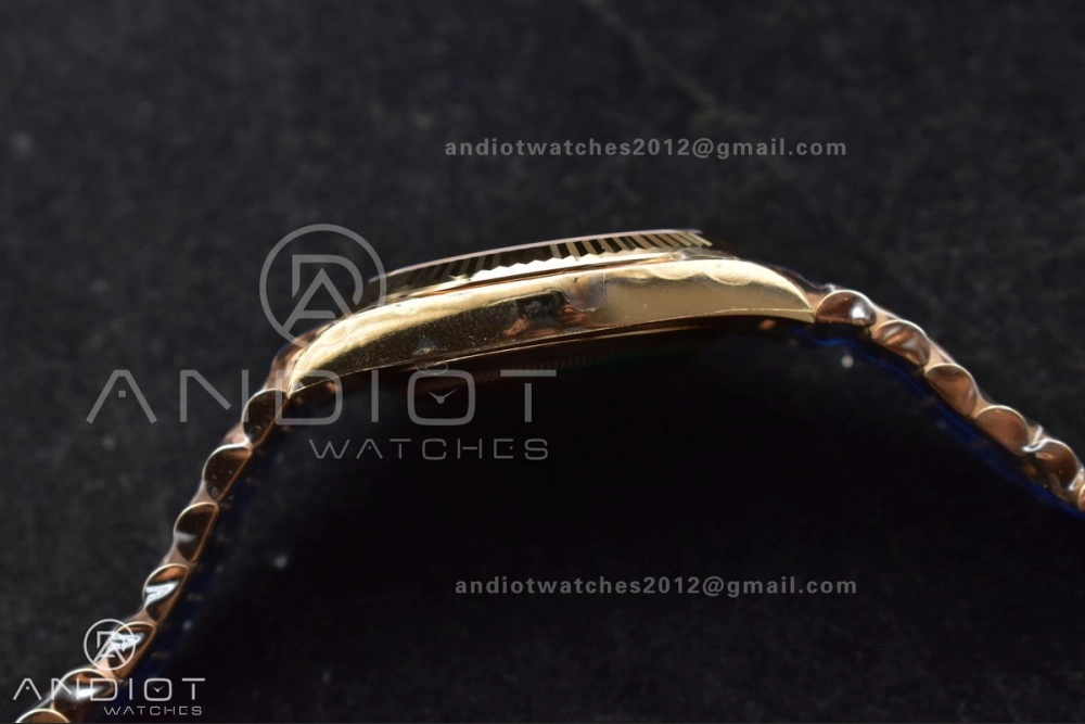 MoistureWicking Day Date 40 RG 228235 THBF 1:1 Best Edition Green Roman Dial on President Bracelet VR3255 (Gain Weight) 652
