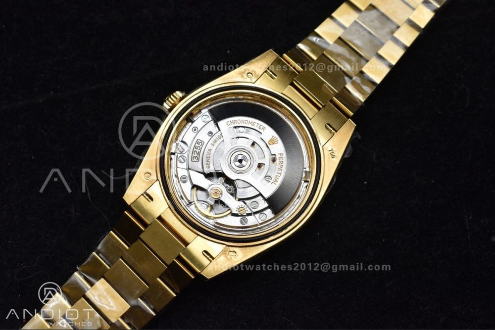 Day Date 40 YG 228238 ARF 1:1 Best Edition Gold Crystal Dial On President Bracelet VR3255 (Gain Weight) Sustainable 654