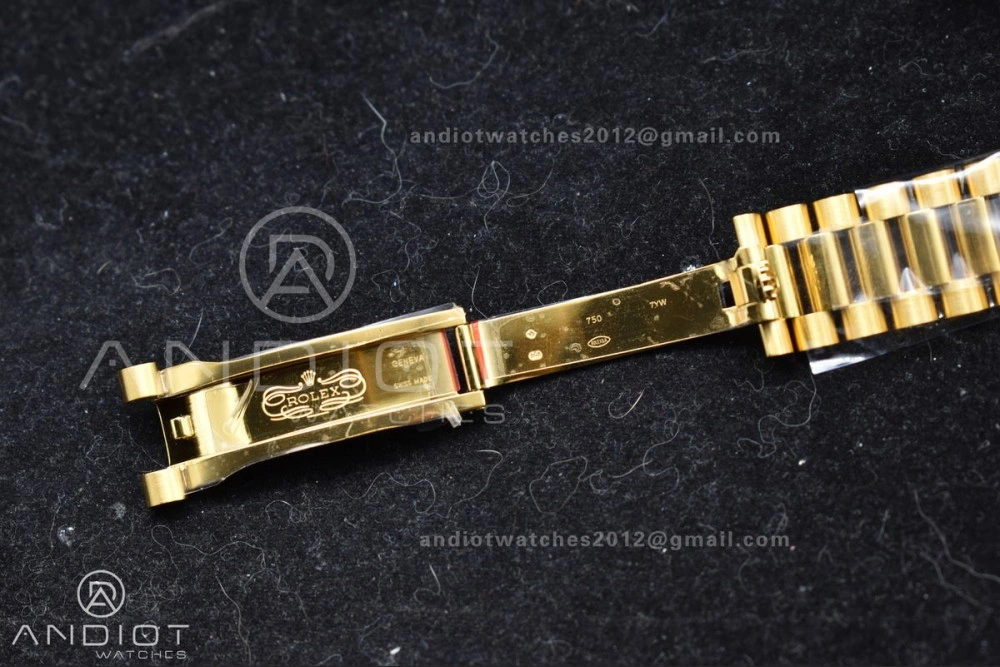 Day Date 40 YG 228238 ARF 1:1 Best Edition Silver Roman Dial On President Bracelet VR3255 (Gain Weight) ZeroBulk 664