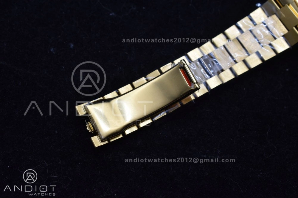 Day Date 40 YG 228238 ARF 1:1 Best Edition Silver Roman Dial On President Bracelet VR3255 (Gain Weight) ZeroBulk 664