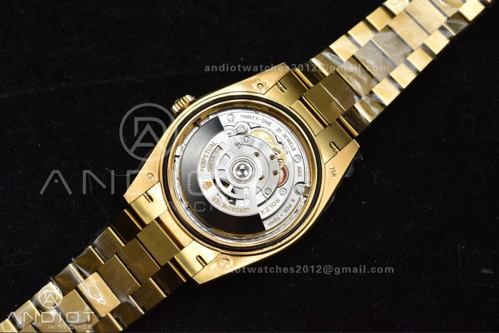 Day Date 40 YG 228238 ARF 1:1 Best Edition Silver Roman Dial On President Bracelet VR3255 (Gain Weight) ZeroBulk 664