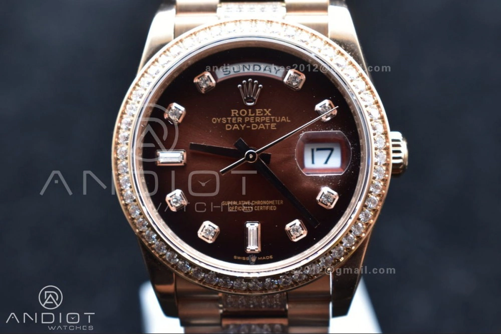 DayDate 36 RG BPF Best Version On President Bracelet A2836 V Trendsetting 666