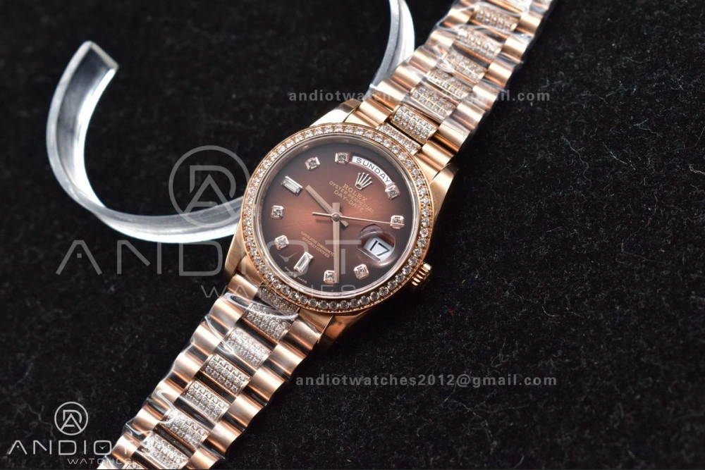 DayDate 36 RG BPF Best Version On President Bracelet A2836 V Trendsetting 666