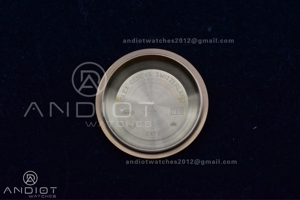 Popular DayDate 36 RG QF Best Edition 904L Steel Grey Roman Dial on President Bracelet vr3255 V5 (Gain Weight) 673