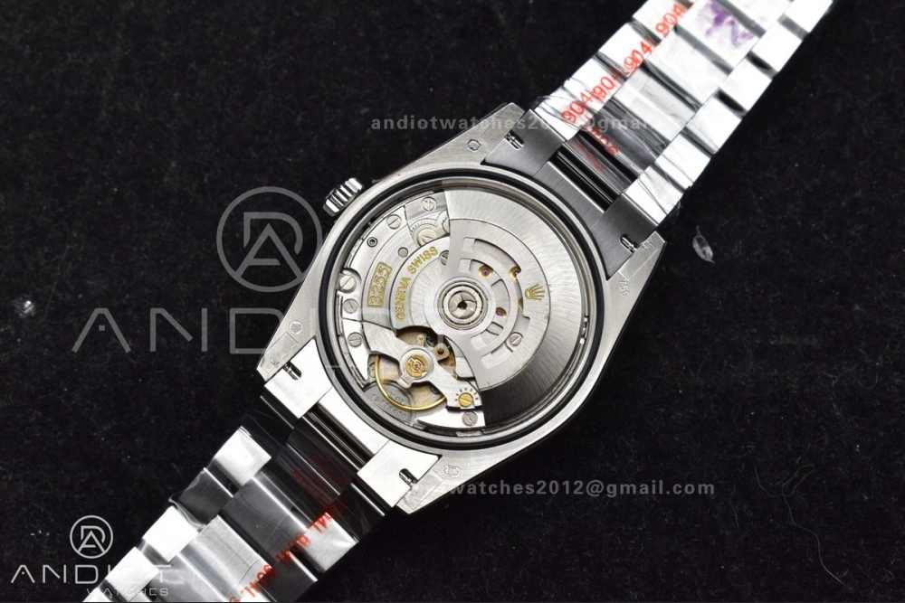 DayDate 36 SS QF Best Edition 904L Steel Blue Crystal Dial on President Bracelet vr3255 V5 (Gain Weight) Affordable 676
