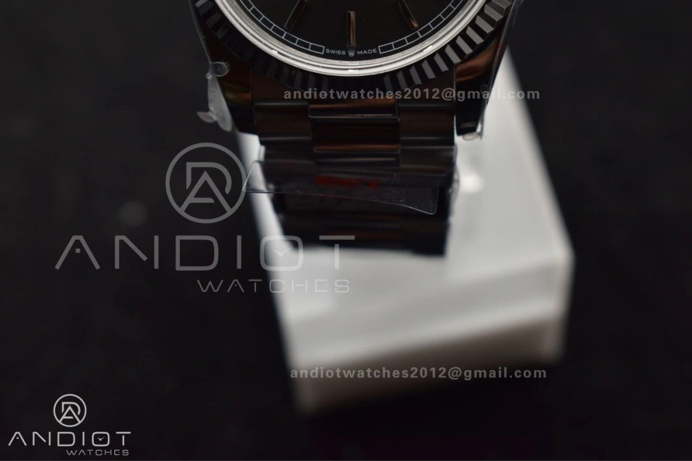 DayDate 36 SS QF Best Edition 904L Steel Grey Dial on President Bracelet vr3255 V5 (Gain Weight) DailyWear 683