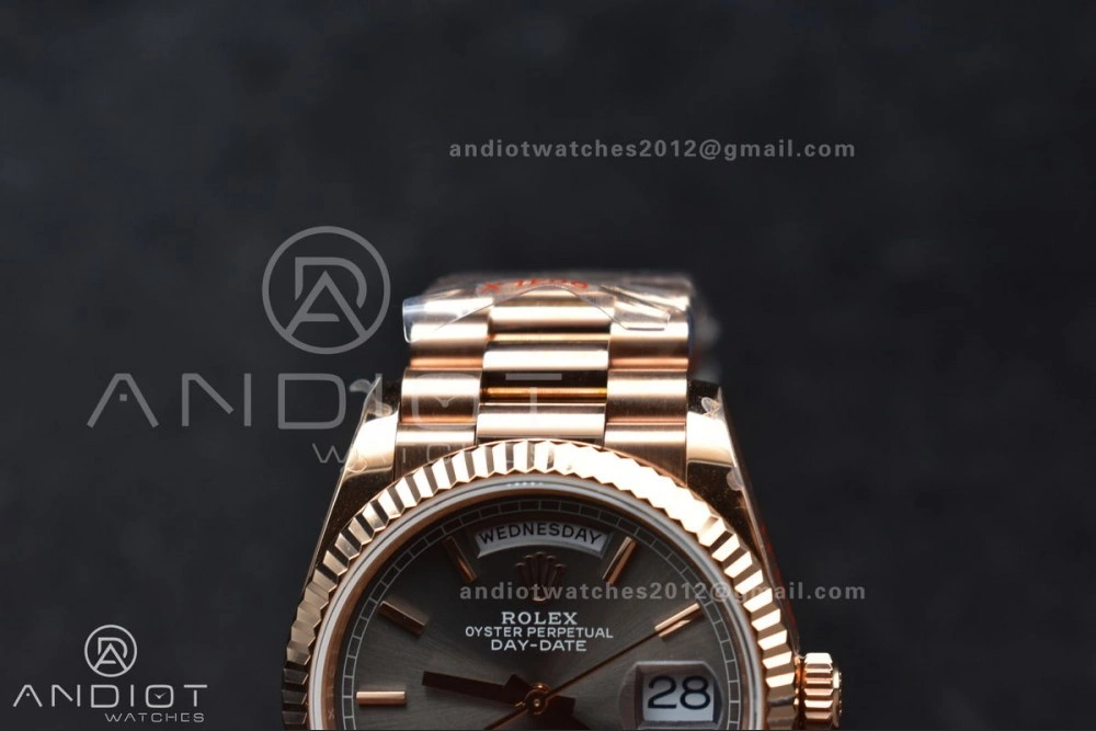 Seasonal DayDate 36 SS QF Best Edition 904L Steel Grey Dial on President Bracelet vr3255 V5 (Gain Weight) 681