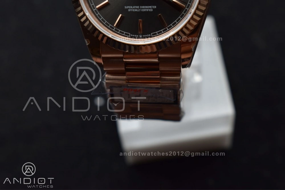 Seasonal DayDate 36 SS QF Best Edition 904L Steel Grey Dial on President Bracelet vr3255 V5 (Gain Weight) 681