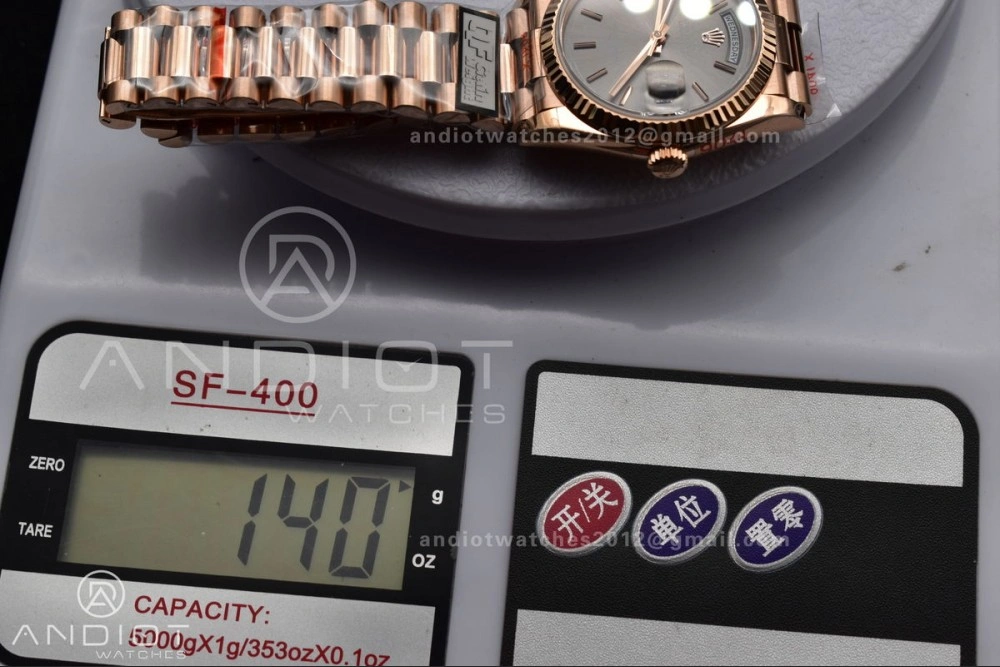 Seasonal DayDate 36 SS QF Best Edition 904L Steel Grey Dial on President Bracelet vr3255 V5 (Gain Weight) 681
