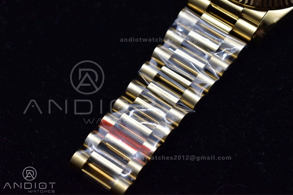 DayDate 36 YG BPF Best Version On President Bracelet A2836 V Unisex 686