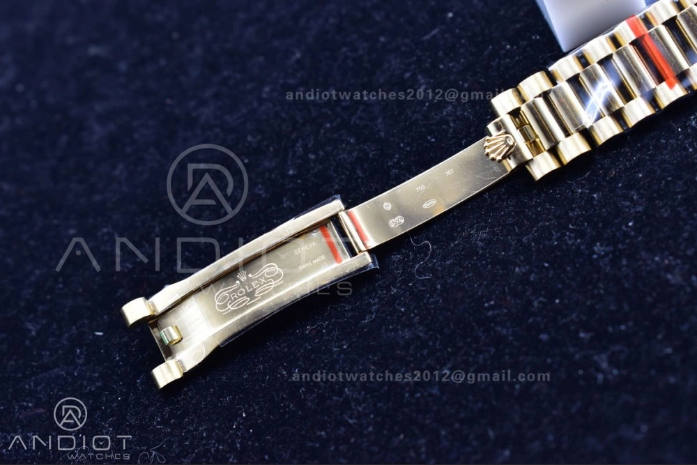 DayDate 36 YG BPF Best Version On President Bracelet A2836 V Unisex 686