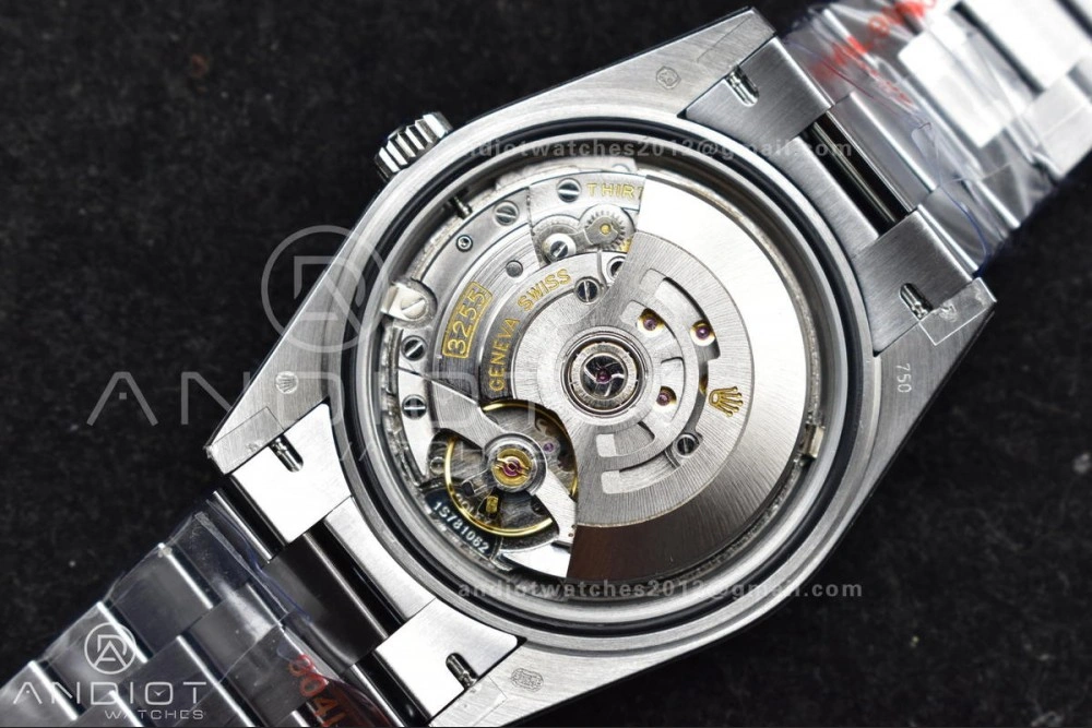 DayDate 40 GMF Tungsten Weighted 904L Steel Blue Dial Roman Markers On President Bracelet A3255 V Trendsetting 703