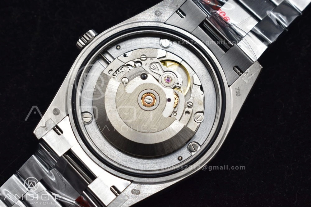 DayDate 40 GMF Tungsten Weighted 904L Steel Grey Dial Stick Markers On President Bracelet A2836 V Stretchable 704