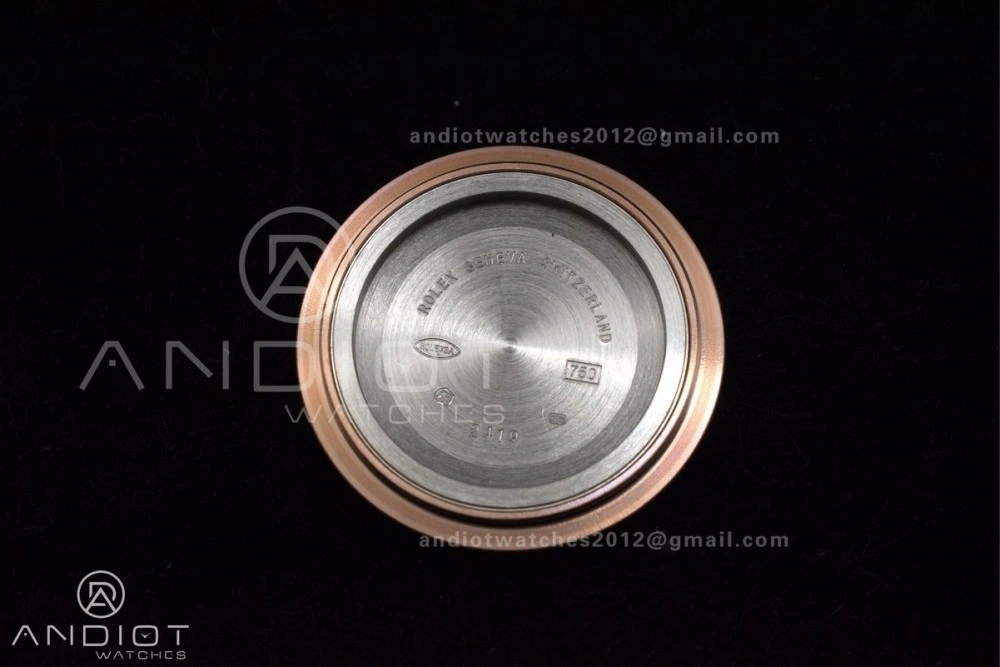 Attractive DayDate 40 RG GSF Gain Weight Brown Roman Dial on President Bracelet A 712