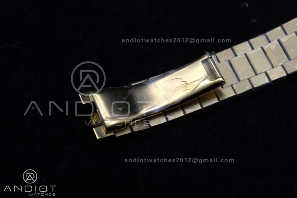 OnTrend DayDate 40 RG GSF Gain Weight Gold Roman Dial on President Bracelet A 390