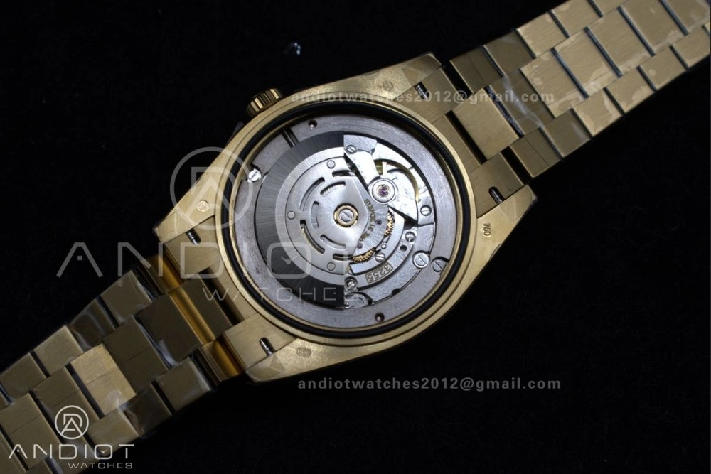 OnTrend DayDate 40 RG GSF Gain Weight Gold Roman Dial on President Bracelet A 390