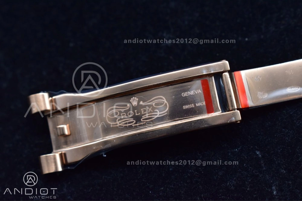DayDate 40 RG TWF 316L Steel Meteorite Dial Crystal Markers on President Bracelet A SmartChoice 402