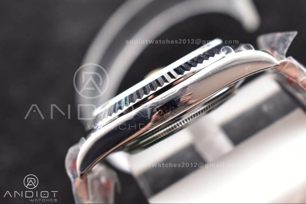 DayDate 40 SS GMF 904L Steel Iced Blue Dial Arabic Markers on President Bracelet A3255 V Cozy 710