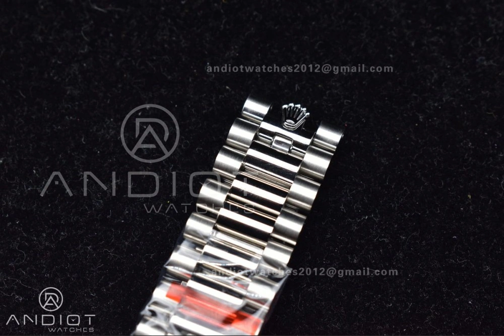 DayDate 40 SS GMF 904L Steel Iced Blue Dial Arabic Markers on President Bracelet A3255 V Cozy 710