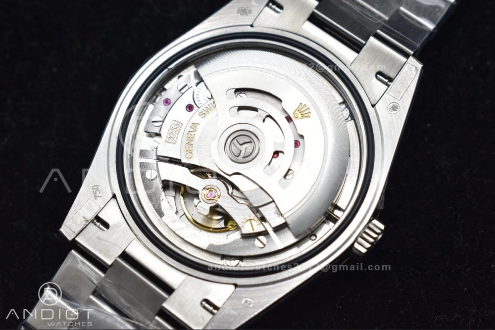 DayDate 40 SS GMF 904L Steel Iced Blue Dial Arabic Markers on President Bracelet A3255 V Cozy 710