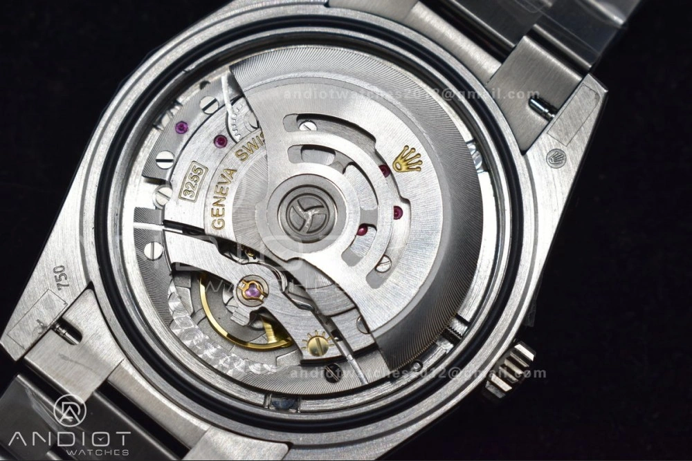 DayDate 40 SS GMF 904L Steel Iced Blue Dial Arabic Markers on President Bracelet A3255 V Cozy 710