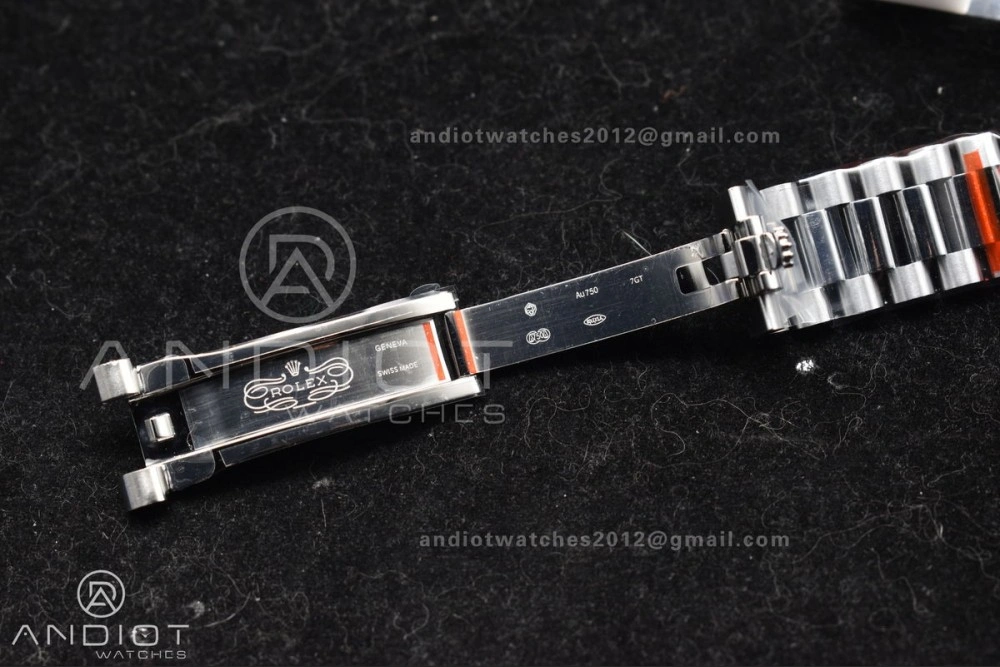 DayDate 40 SS GMF Gain Weight Black Crystal Dial On President Bracelet A Attractive 717